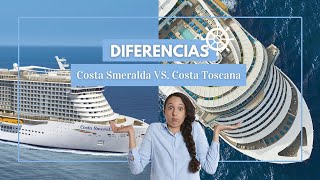Cruceros Costa Smeralda y Costa Toscana ¿Son IGUALES? Vemos sus diferencias