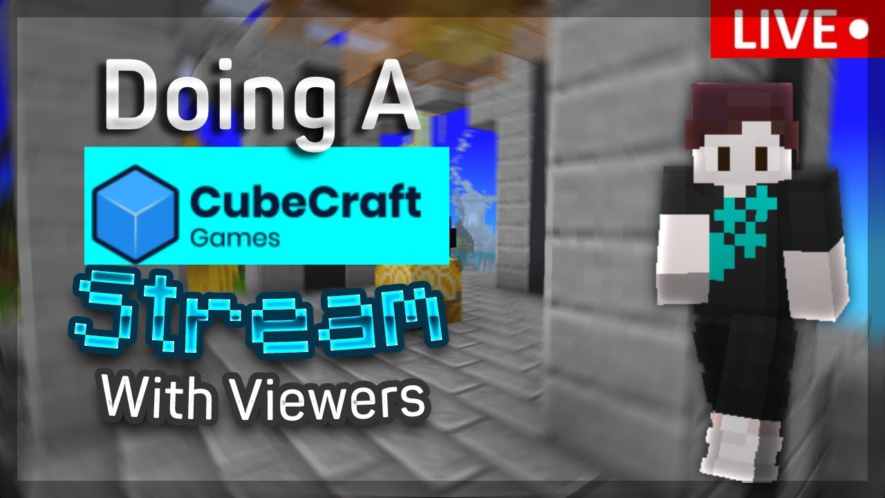 🔴 LIVE 🔴 Minecraft - Playing on Cubecraft with viewers [Anyone can join ...