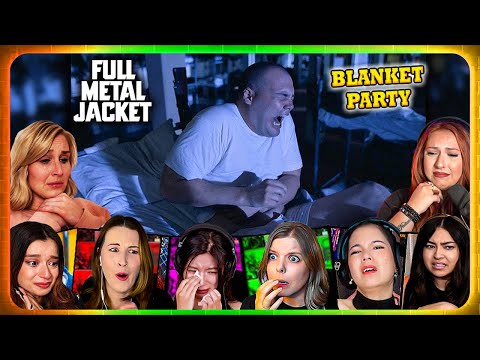 PAINFUL Blanket Party Reactions Full Metal Jacket Movie Reaction First Time Watching 