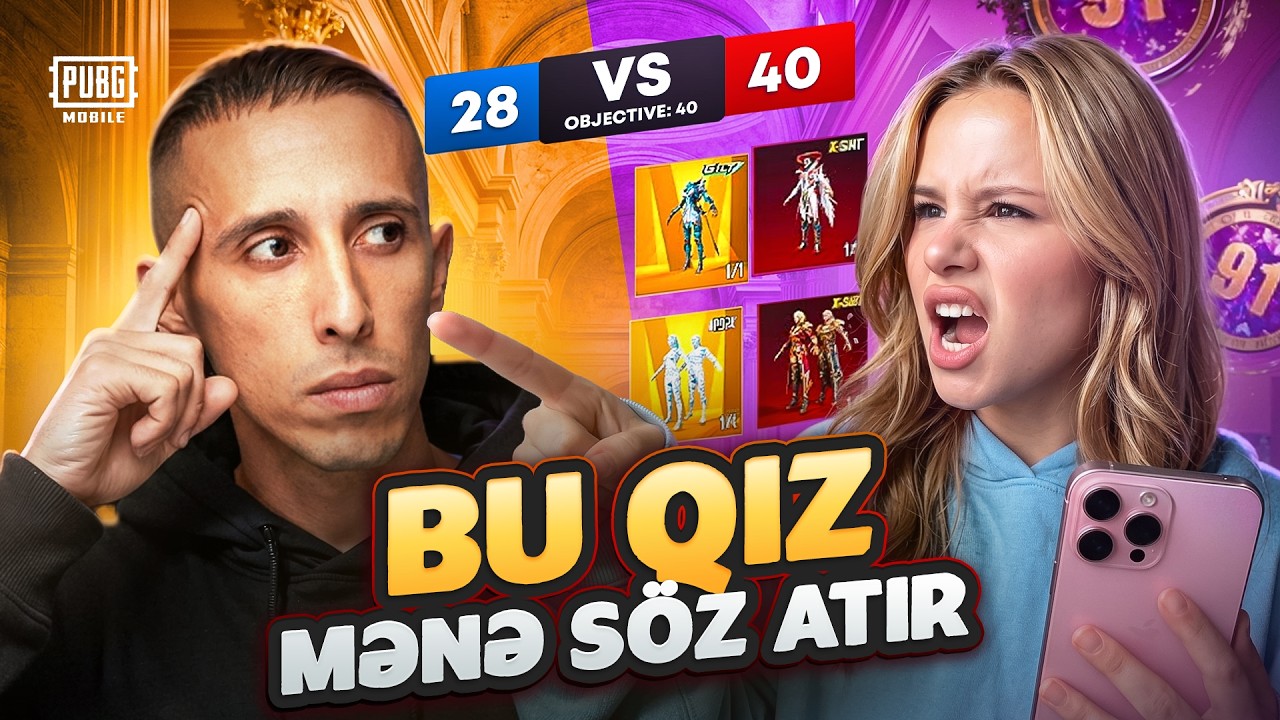 BU QIZ NİYƏ MƏNƏ SÖZ ATIR? PUBG MOBİLE