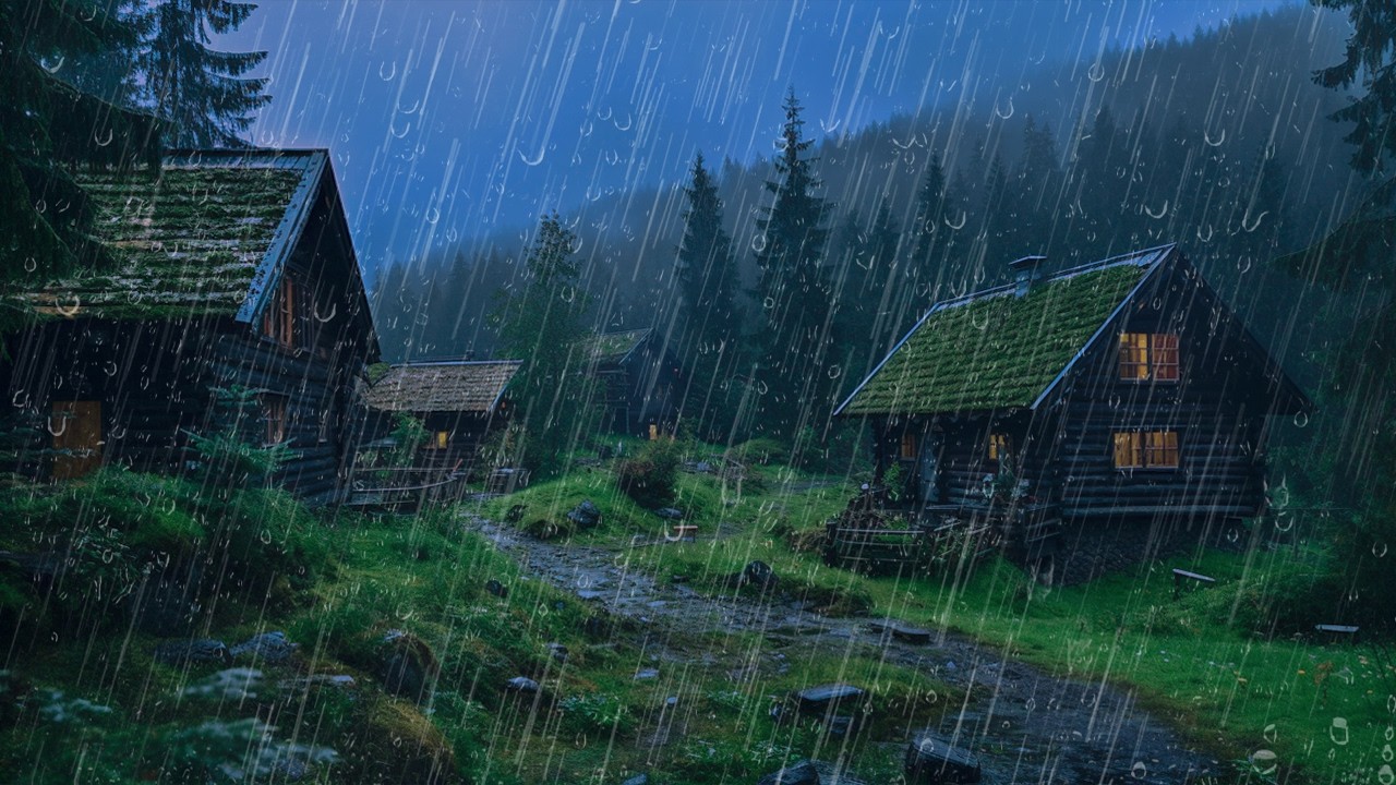 Sonido de Lluvia y truenos Relajante para Dormir 🌧 Sonidos de la ...