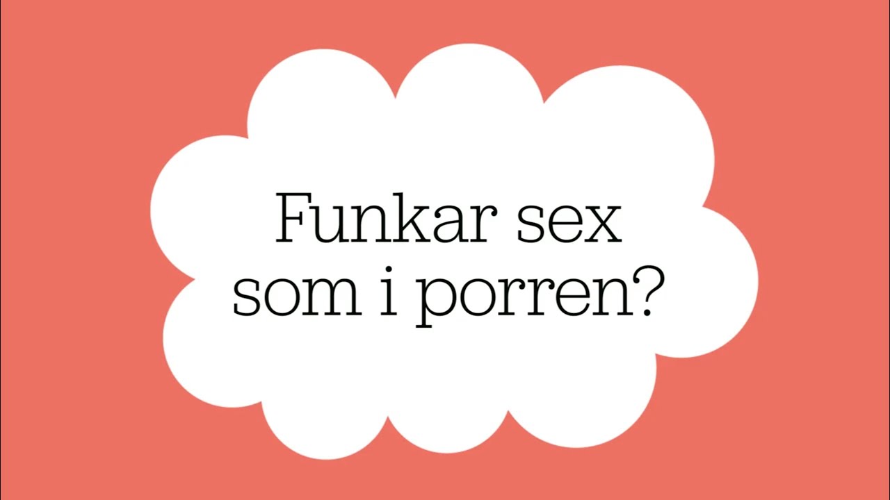 Funkar sex som i porren? bild