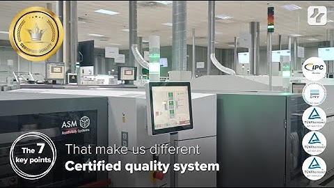 The 7 key points that make us different. 06_Certified quality system