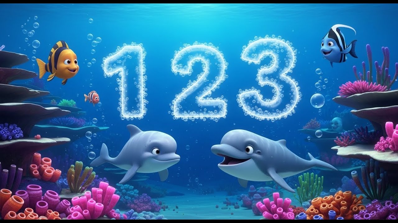 Learn 123 at the Ocean World | Fun Counting Song for Kids