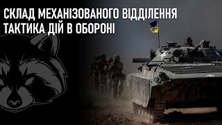 Склад механізованого відділення. Тактика дій в обороні.