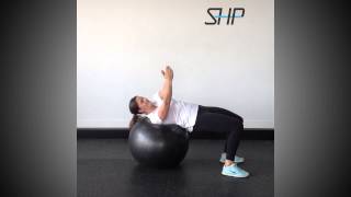 Swiss Ball Oblique Rotation
