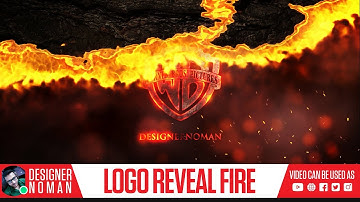 Logo reveal fire | Intro video Logo Animation | (VIDEO NO: #90)