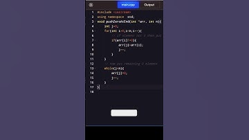 Move all zeros at end of array #coding #programming #shorts #viral