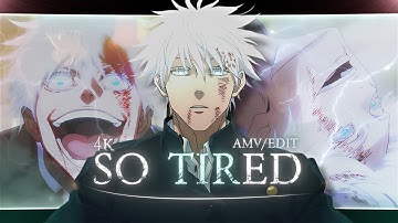 So Tired - Gojo vs Toji Round 2 (+ Free Clips) [Edit/Amv]