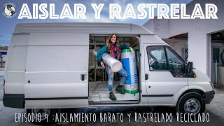 COMO RASTRELAR y AISLAR FURGONETA CAMPER kaiflex lana de roca