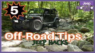 5 Jeep Hacks / Tips for before you Off-Road