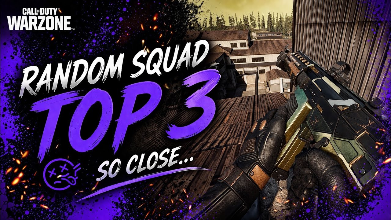 Random Squad Top 3 – So Close… | Warzone Gameplay (No Commentary) - YouTube