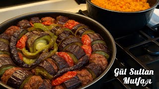 Tüm Ayrintilariyla Patlican Kebabi 💥Sebzeli̇ Bulgur Pi̇lavi /Patlıcan Yemekleri