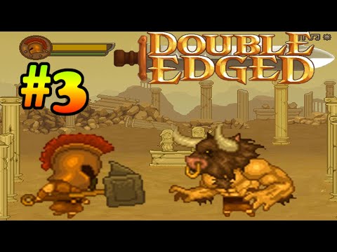 Double Edged HD Boss Minotaur Stage 2-1 Stage 2-2 Nitrome Flash Games 1080p