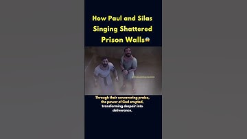 Thumbnail of How Paul And Silas Singing REALLY Shattered Prison Walls 😱🤯 #shorts #youtube #catholic #bible #fypシ