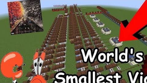 I sung along with the World’s Smallest Violin Noteblock Cover