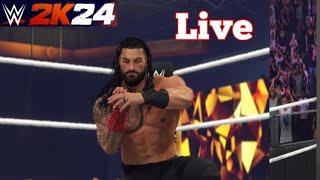 WWE 2K24 Live Stream Wednesday Special UG RAEES 2.2 #WWE2K24 #RomanReigns #LiveStream #MyGm