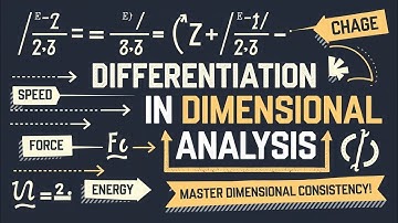 Differentiation in Dimensional Analysis || 2000 WJEC // GCSEs || A LEVELS, WASSCE || JAMB