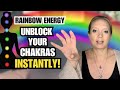 🌈  unblock and align your chakras INSTANTLY - rainbow energy healing technique!