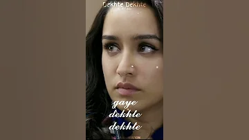 Dekhte Dekhte | Atif Aslam | Shahid Kapoor | Sarddha Kapoor | Full Screen Status | Fkr Creation