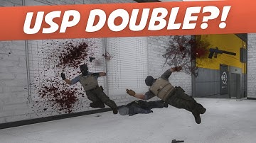 This is Possible?! USP DOUBLE Kill - CS:GO