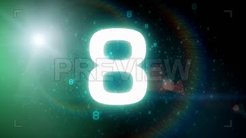 Space Countdown Motion Graphics