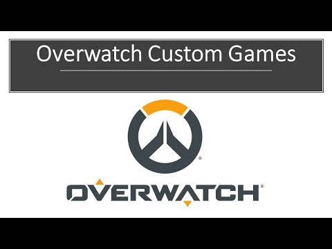 How to create a custom game in Overwatch
