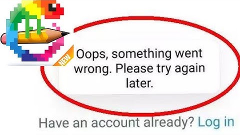 #error #wrong #login Fix Pixel Art App Oops Something Went Wrong Error | FING 24