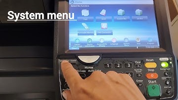 How To Find  IP address in taskalfa 4551ci and kyocera#taskalfa #kyocera