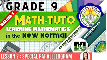PROVING THEOREMS ON DIFFERENT KINDS OF PARALLELOGRAM
