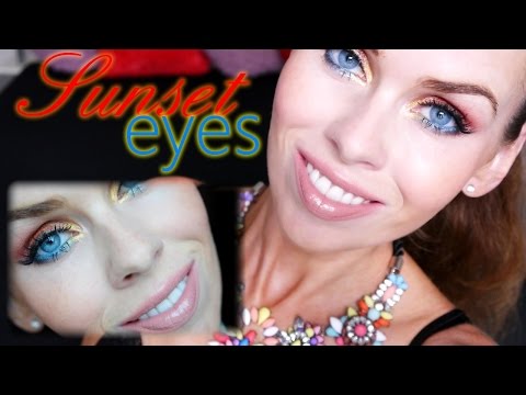 GRWM -Sunset eyes / Krok za krokem – líčení s paletkou Sleek Sunset