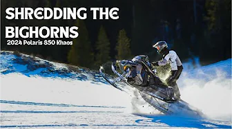 SNOWMOBILING the High Mountains of Wyoming