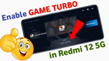 How To Enable Game Turbo in Redmi 12 5G | Redmi 12 5G Me Gamer Turbo Kaise on Kare | Game Turbo