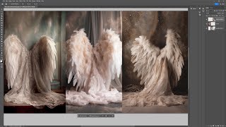 Angel Wings in Photoshop Tutorial: Floof, Chic and Opera (by LSP Actions) Video Tutorials screenshot 1