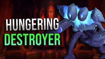 Shadowlands - Mythic Castle Nathria Hungering Destroyer Kill! Affliction Warlock POV!