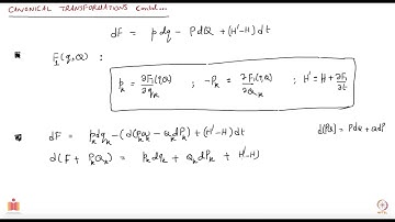 Hamiltonian Mechanics: Generating functions of the 4 kinds