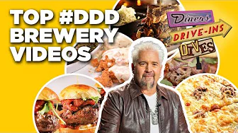 Top Brewery Food Videos on #DDD with Guy Fieri 🍻 Diners, Drive-Ins and Dives | Food Network