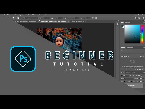 Jinsi ya Kutumia Adobe Photoshop[Photoshop Beginner Tutorial]