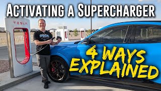 Using a Tesla Supercharger with Ford EVs  4 ways to activate charging!