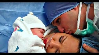 EMOTIONAL LIVE C-SECTION BIRTH!