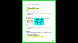 Iowa CNA Practice Test: Complete Prep Guide with Key Exam Questions for 2026 Certification Success