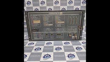 KONGSBERG NORCONTROL AUTOMATION GCU 8810 GENERATOR CONTROL UNIT   TESTING VIDEO