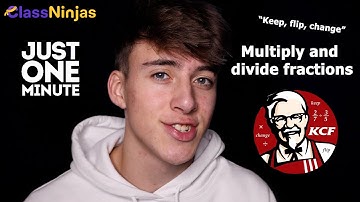 HOW TO MULTIPLY AND DIVIDE FRACTIONS | *1 Minute Maths*