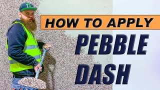 How to Pebble Dash a Wall Beconstructive Ltd