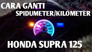 Cara Ganti Lampu Spidometer, Kilometer. Supra, Wave 125 |Wave Hijrah|