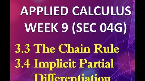 Topic 3.3 and 3.4 Revision Class Sec 04G Week 9