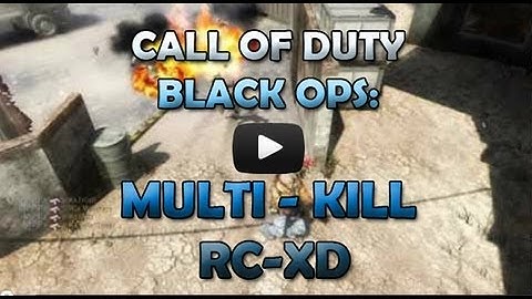Call Of Duty Black Ops: MULTI-KILL Tomahawk Across Map RC-XD Explosion!