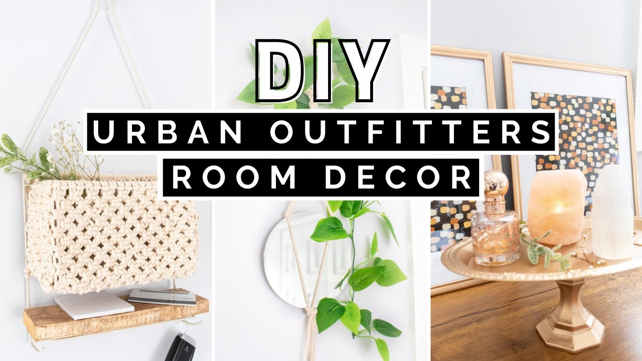 DIY URBAN OUTFITTERS INSPIRED ROOM DECOR | $1 AFFORDABLE + EASY DORM ...