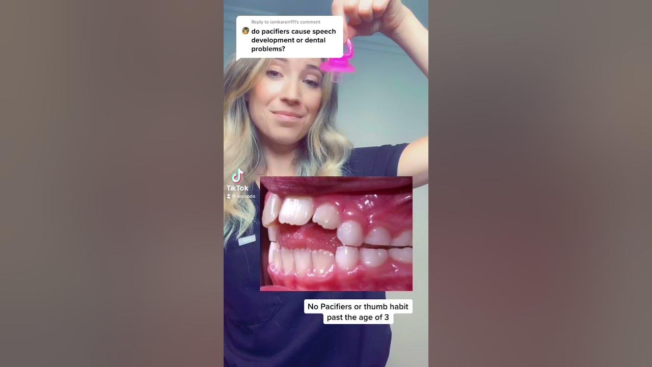 Side Effects of Pacifier and Thumb Habit Past Age 3 shorts YouTube