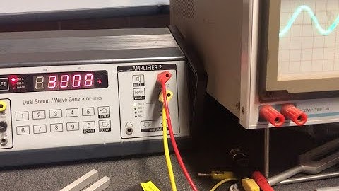 Sound waves on the Cathode Ray Oscilloscope (CRO)
